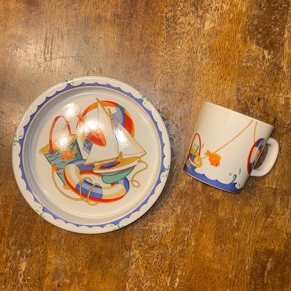 Tiffany & Co. Seashore Bowl & Cup Set - Picture 8 of 12